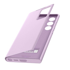 Samsung, SAMSUNG Smart View Wallet Case - Booklet (Passend für Modell: Samsung Galaxy S23 Ultra), Samsung Book Cover Smart View Galaxy S23 Ultra Lavendel