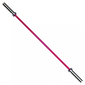 Gladiatorfit, Reckstange 180cm Ø 50mm + 2 Scheibenstopper | Verschiedene Gewichte Und Farben Erhältlich Unisex Pink 10 kg, GladiatorFit - Gewichtsstange 