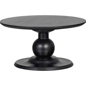 mutoni living, Couchtisch Blanco Mangoholz schwarz 68x68, Couchtisch Blanco Mangoholz schwarz 68x68