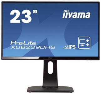 Iiyama, Iiyama XUB2390HS-B1 LED-Monitor 58.4 cm (23 Zoll) EEK A (A+ - F) 1920 x 1080 Pixel Full HD 5 ms DVI, HDMI™, VGA AH-IPS, 
