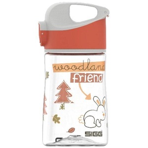 SIGG, SIGG - Trinkflasche MIRACLE KIDS - Kunststoff - transparent/orange - 15.5 cm, SIGG Kindertrinkflasche Miracle Friend
