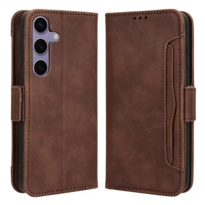 Cover-Discount, Cover-Discount - Galaxy S25 Etui viele Kartenfächer, Braun