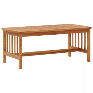 vidaXL, vidaXL Couchtisch 102x50x43 cm Massivholz Akazie, vidaXL Couchtisch 102x50x43 cm Massivholz Akazie