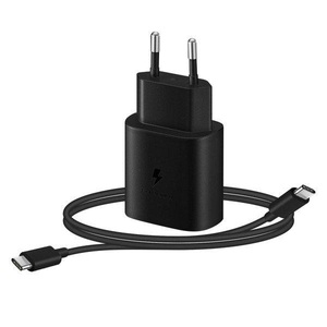 Samsung, Samsung - (100-240V) 15W Super Fast Charging Netzteil PD Schnell Ladegerät + USB C Ladekabel (EP-T1510XBEGEU) - Schwarz, Samsung, USB Ladegerät, Samsung UBS-C 15W PA black mit Kabel, Produkte & Wohnen