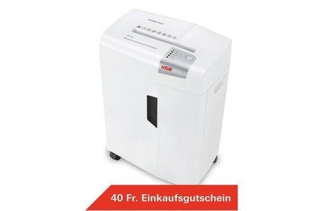 HSM, HSM Aktenvernichter SHREDSTAR X13 Auffangvolumen 23 l Partikel, 13 Blatt, HSM shredstar X13 Aktenvernichter 13 Blatt Partikelschnitt 4 x 37 mm P-4 23 l Vernichtet auch CDs, DVDs, Heftklammern,
