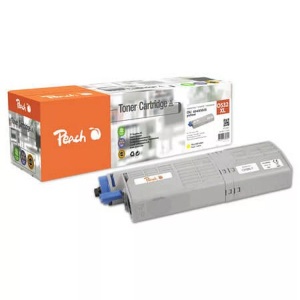 Peach, Peach Tonermodul gelb kompatibel zu OKI 46490401, Peach Toner OKI 46490401 Yellow