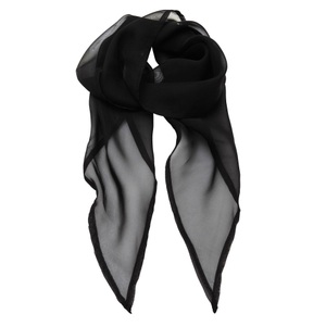 Premier, Chiffon Halstuch Damen Schwarz ONE SIZE, PREMIER - Chiffon Halstuch, für Damen, Schwarz, One Size