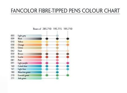 Caran d'ache, CARAN D'ACHE Fasermalstift Fancolor Maxi 195.009 schwarz