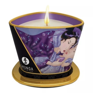 Shunga Erotic Art, Shunga Erotic Art - Massage-Kerze Lueur et Caresses Romance Vin - 80 ml, Massagekerze Sparkling Strawberry 170 ml