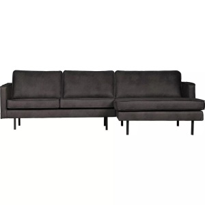 mutoni casual, Ecksofa Rodeo Rechts Schwarz, Ecksofa Rodeo Rechts Recycling Leder Schwarz 300x155