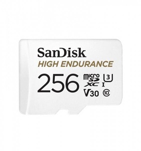 SanDisk, SanDisk hohe Haltbarkeit 256Gb microSDXC Micro SD, SANDISK Micro-SDXC High Endurance - Speicherkarte (256 GB, 100 MB/s, Weiss)