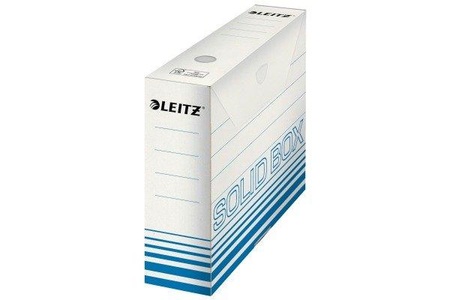 Leitz, Leitz Archivschachtel Solid, 80 mm, Leitz Archiv-Box Solid, A4, blau, 6127-00-30