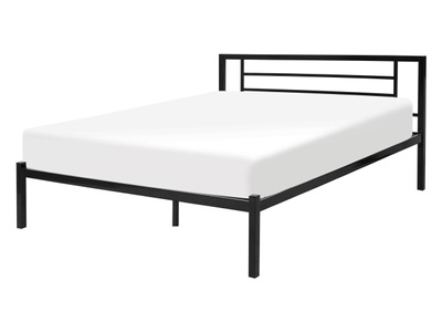 Beliani, Bett mit Lattenrost aus Metall Modern CUSSET Bett mit Lattenrost aus Metall Modern CUSSET
