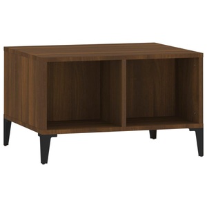 vidaXL, vidaXL Couchtisch Braun Eichen-Optik 60x50x36,5 cm Holzwerkstoff, vidaXL Couchtisch Braun Eichen-Optik 60x50x36,5 cm Holzwerkstoff