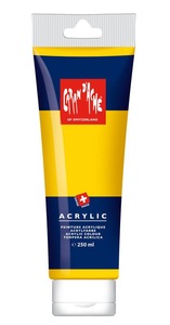 Caran d'ache, CARAN D'ACHE Acrylfarbe 250ml 2810.020 gelb, Caran d'Ache Acrylfarbe, gelb, 2810.020, (250ml)