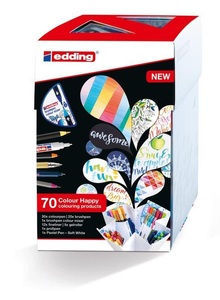 edding, edding Filzstifte Colour happy box 69, edding Pinselstift Colour happy box 69 Stück