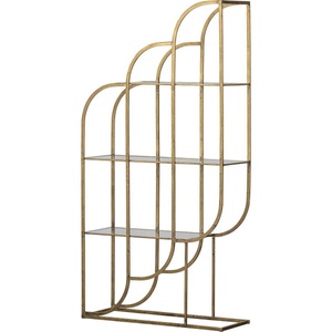 mutoni living, Standregal Intense Metall Messing antik 96x35, Standregal Intense Metall Messing antik 96x35