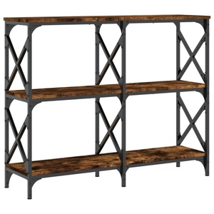 vidaXL, vidaXL Konsolentisch Räuchereiche 100x28x80,5 cm Holzwerkstoff, vidaXL Konsolentisch Räuchereiche 100x28x80,5 cm Holzwerkstoff