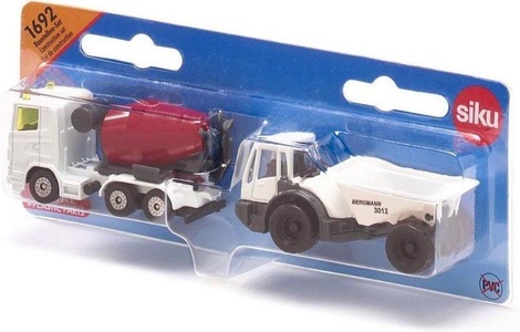 Siku, SUPER Baustellen-Set, Spielfahrzeug, SIKU 1692 Baustellen Set