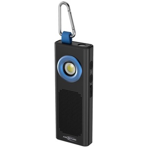 Ansmann, Ansmann LED-Arbeitsleuchte WL500R Sound, integrierter Bluetooth-Lautsprecher, Magnet, Akku, Ansmann Arbeitsleuchte WL500R-Sound, wiederaufladbar - Schwarz/Blau -
