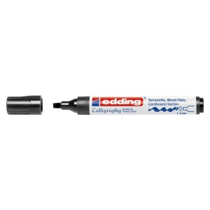 edding, Edding Lackmarker E-1455 4-1455001 Schwarz 1 mm, 5 mm 1 St./Pack., Edding 1455, Permanent Marker, 5mm, schwarz, 1455-01