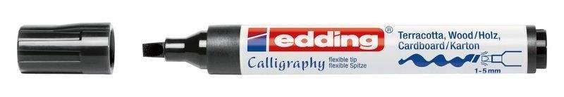 edding, Edding Lackmarker E-1455 4-1455001 Schwarz 1 mm, 5 mm 1 St./Pack., Edding 1455, Permanent Marker, 5mm, schwarz, 1455-01