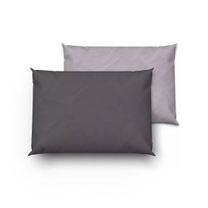 Lotus Bettwaren, Lotus Bettwäsche Bambus Doubleface Lotus Bettwäsche Bambus Doubleface, Lotus Bettwaren - Bettwäsche Bambus Doubleface, 50 x 70 cm, Grau