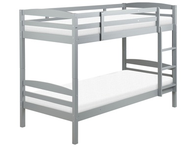 Beliani, Hochbett aus Kiefernholz Skandinavisch REGAT Hochbett aus Kiefernholz Skandinavisch REGAT, Beliani - Hochbett aus Kiefernholz Skandinavisch REGAT, 90x200 cm, Taubengrau
