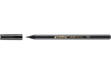 edding, EDDING Brushpen 1340 1340-001 schwarz, Edding Brushpen 1340, schwarz, 1340-001