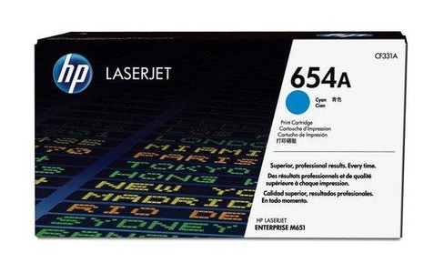 Hp, Original Tonerpatrone cyan HP No. H654, CF331A, Hewlett Packard Toner, blau, No.654A, CF331A, (15'000 Seiten)