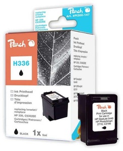 Peach, Peach Druckkopf schwarz kompatibel zu HP No. 336, C9362E, Peach HP 336 Druckkopf bk ersetzt HP No. 336, C9362E für z.B. HP DeskJet 5400, HP DeskJet 5420 V, HP DeskJet 5432, HP DeskJet 5440, HP DeskJet 5440 XI