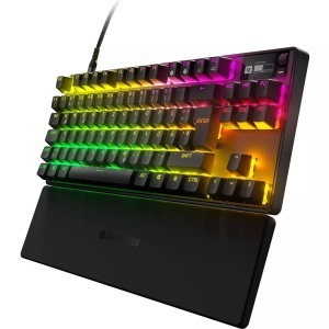 Steelseries, Steelseries Apex Pro Kabelgebunden Gaming-Tastatur Deutsch, QWERTZ Schwarz, Steel Series Gaming-Tastatur Apex Pro TKL 2023