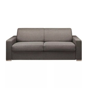 LINEA SOFA, LINEA SOFA - Schlafsofa mit Matratze 4-Sitzer Stoff - Anthrazit - Liegefläche: 160 cm - Matratzenhöhe: 14 cm mit Memory Schaum - CALITO, One Size
