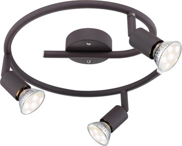Globo, GLOBO OLIWA Deckenleuchte rostfarben, Swivel auch in rost, inkl. 10706, D:290, H:150,, Deckenleuchte Oliwa