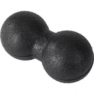 Gorilla sports, Doppel Faszienball Unisex Schwarz ONE SIZE, Gorilla Sports - Doppel Faszienball, 16cm, Schwarz