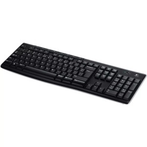 undefined, Logitech K270 RF Wireless QWERTZ Deutsch Schwarz Tastatur, Logitech - Wireless Keyboard K270 - Deutschland, Schwarz