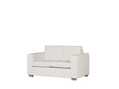 Beliani, 2 Sitzer Sofa aus Echtleder Industriell HELSINKI 2 Sitzer Sofa aus Echtleder Industriell HELSINKI, Beliani - 2 Sitzer Sofa aus Spaltleder Industriell HELSINKI, One Size, Weiss Bunt