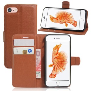 Cover-Discount, iPhone 8 / 7 - Leder Tasche Etui Hülle Karten Fächer, Cover-Discount - iPhone SE / 8 7 Leder Tasche Etui Hülle Kartenfächer, Weiss Bunt