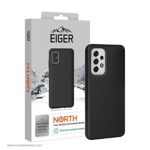 EIGER, Eiger - Samsung Galaxy A53 5G North Case Premium Hybrid Schutzhülle (EGCA00362) - Schwarz, Eiger Samsung Galaxy A53 5G Outdoor-Cover North Rugged Schwarz (EGCA00362)