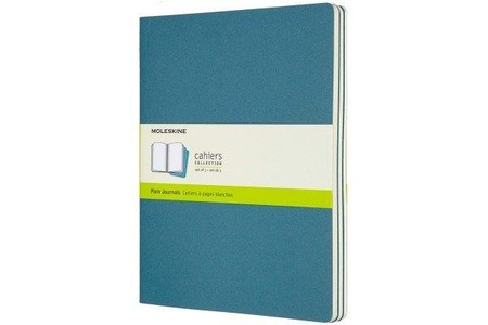 undefined, Moleskine Cahier Notizhefte Blanko, Xlarge, Kartoneinband, 3er Set, Lebhaftes Blau, Moleskine Notizheft, XL, 3 x 25cm x 19cm, blanko, lebhaftes blau, 120 Seiten, 629636