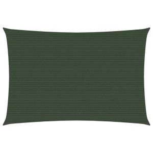 vidaXL, vidaXL Sonnensegel 160 g/m² Dunkelgrün 2,5x3,5 m HDPE