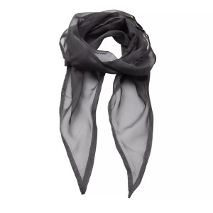Premier, Chiffon Halstuch Damen Grau ONE SIZE, PREMIER - Chiffon Halstuch, für Damen, Grau, One Size