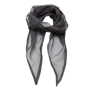 Premier, Chiffon Halstuch Damen Grau ONE SIZE, PREMIER - Chiffon Halstuch, für Damen, Grau, One Size