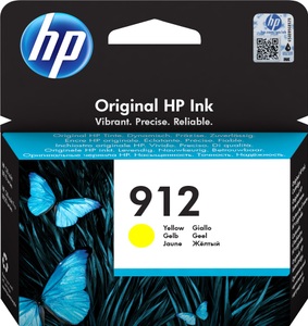 Hp, HP Tintenpatrone 912 Original Gelb 3YL79AE Druckerpatrone, Hewlett Packard Tintenpatrone, gelb, No. 912, 3YL79AE, (315 Seiten)