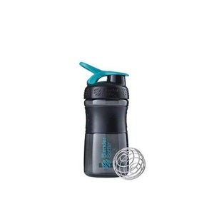 Blender Bottle, 20oz / 590ml BlenderBottle SportMixer Flip, Black/Teal, Blender Bottle Trinkflasche SportMixer Flip 590 ml, Blau/Schwarz