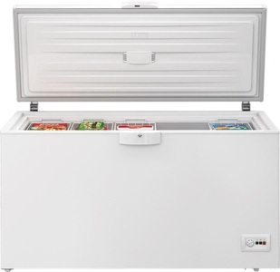BEKO, Gefrierschrank BEKO 350L Statisch - HSA37540CHN, BEKO HSA37540CHN Gefriertruhe (E, 860 mm hoch)