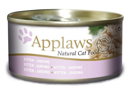 Applaws, Applaws Tin Kitten Sardine 70g, Applaws Nassfutter Kitten mit Sardinen (70g)
