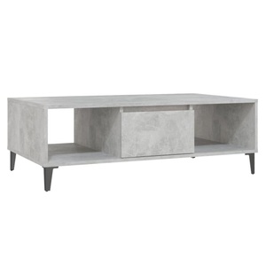 vidaXL, vidaXL Couchtisch Betongrau 103,5x60x35 cm Spanplatte