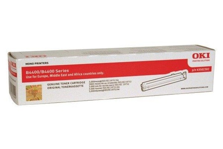 OKI, OKI schwarz Toner, Oki Toner, schwarz, 43502302, (3'000 Seiten)
