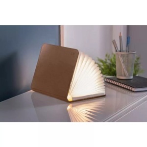Gingko, Gingko - Stimmungslicht Smart Book Light - Braun, Gingko - Smart Book Light aus großem em Leder, One Size, Braun
